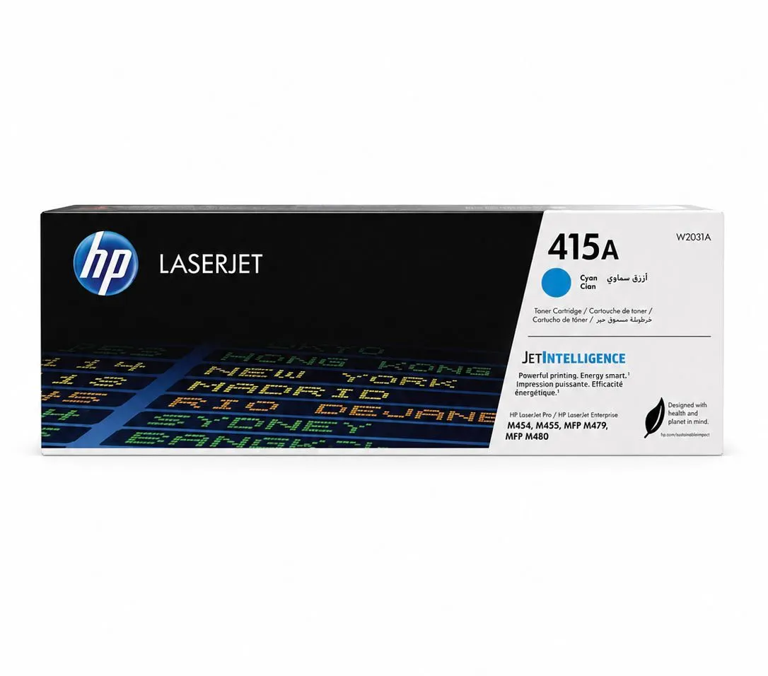 HP 415A Cyan LaserJet Toner Cartridge